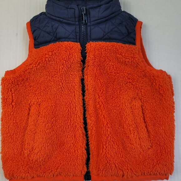 Janie and Jack Boys Fleece Vest Size 18M - Picture 6 of 9